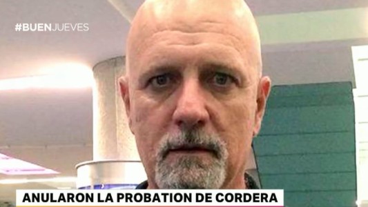Anularon la probation de Gustavo Cordera