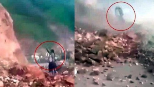 Video: Borracha, se quedó mirando un alud y murió aplastada