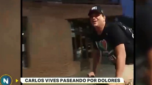 Carlos Vives, en bici por Dolores
