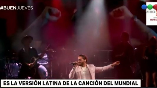 Maluma presentó la versión latina del tema del Mundial