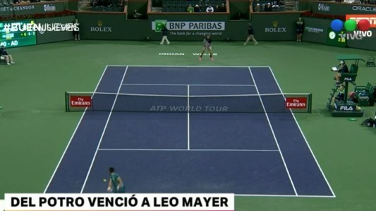 Delpo venció a Mayer y avanzó a los cuartos de final de Indian Wells
