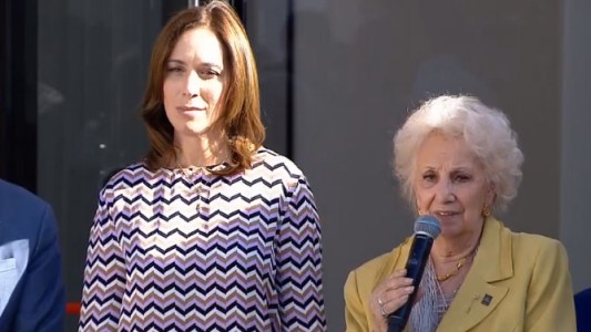 María Eugenia Vidal inauguró junto a Estela de Carlotto un nuevo "Espacio de la Memoria"
