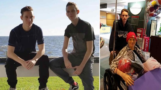 Gemelo recibió trasplante a tiempo pero su hermano se murió