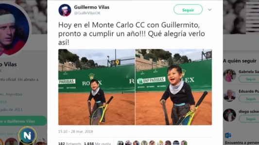 Guillermito Vilas ya sigue los pasos de su papá