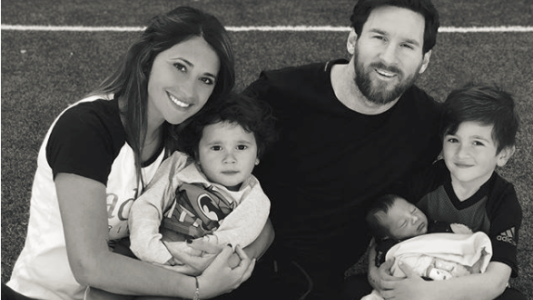 Las tiernas fotos familiares de Antonela Roccuzzo y Lionel Messi para celebrar la Pascua