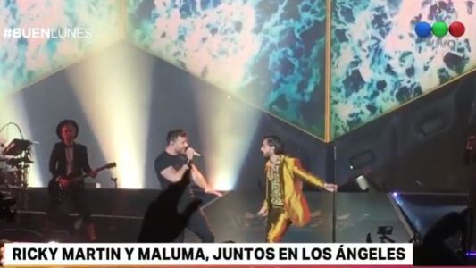 Ricky Martin y Maluma cantaron a dúo en Los Ángeles
