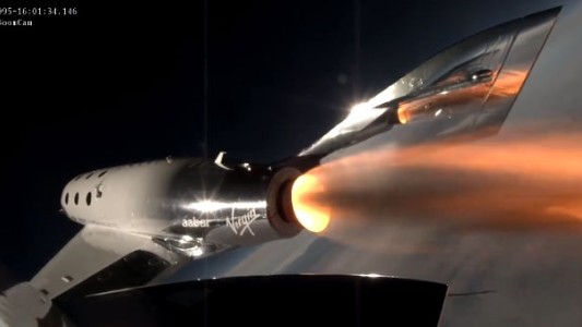 Así fue el primer vuelo supersónico con un cohete espacial