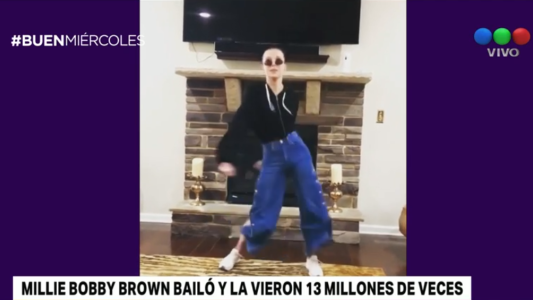 Millie Bobby Brown bailó en Instagram y la vieron 13 millones de veces
