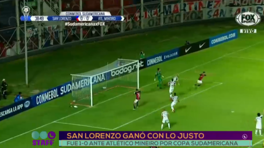 San Lorenzo ganó con lo justo