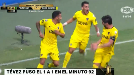Boca rescató un empate en Brasil