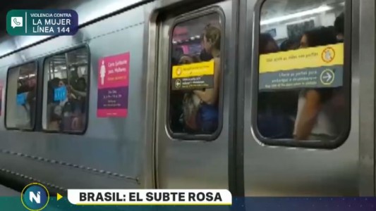 Subte Rosa: cómo funcionan los vagones exclusivos para mujeres en Río de Janeiro