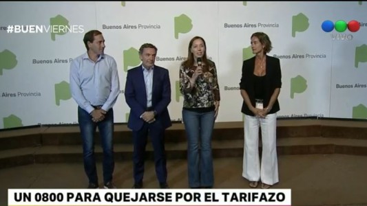 Vidal anunció una línea 0800 para reclamar por tarifas de los servicios públicos