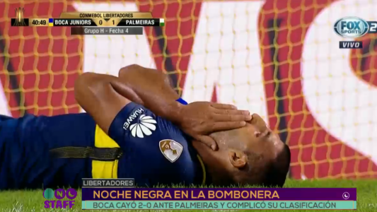Boca cayó ante Palmeiras y complicó su clasificación