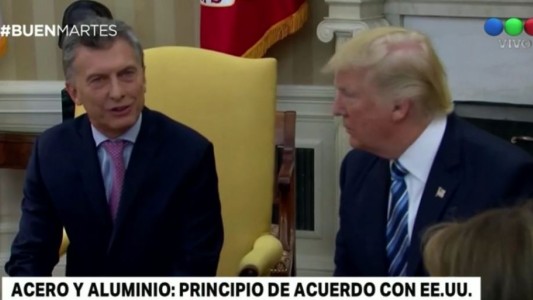 Principio de acuerdo con Estados Unidos por el acero y el aluminio