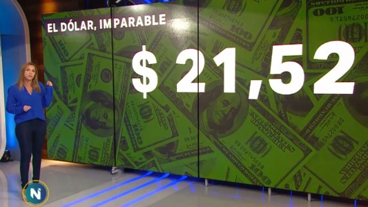 El dólar supero la barrera de los 21 pesos