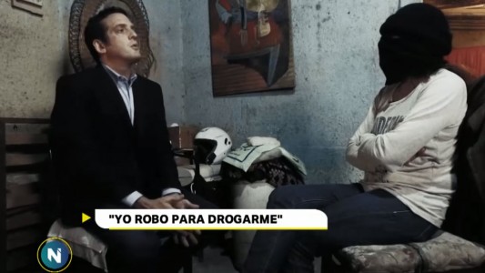 "Yo robo para drogarme"