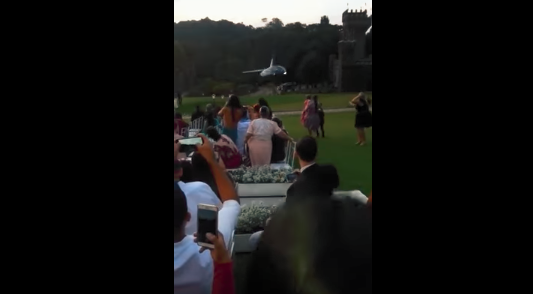 Se estrelló un helicóptero con una novia a bordo: la mujer sobrevivió y asistió a su boda