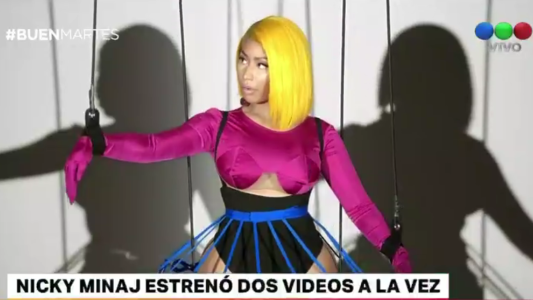 Nicky Minaj estrenó dos espectaculares videos
