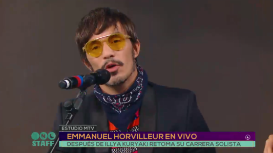 Emmanuel Horvilleur: "Creo que a fin de año va a salir un disco nuevo"