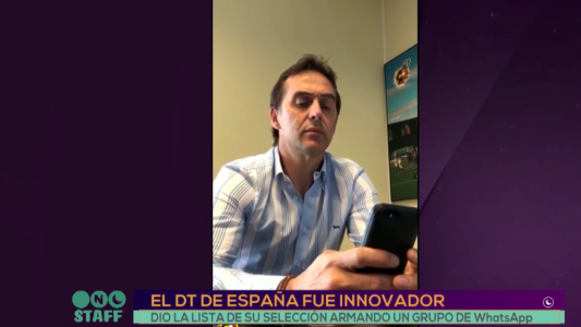 El DT de España fue innovador: dio la lista de su Selección armando un grupo de WhatsApp