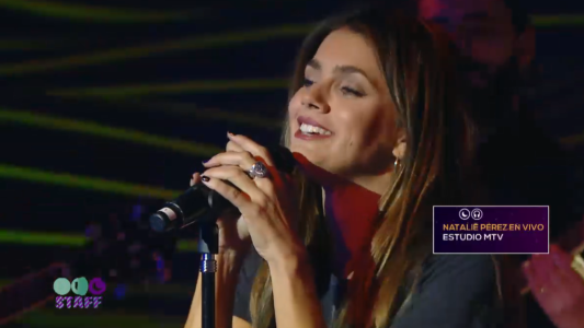 Natalie Perez la rompió en el Estudio MTV
