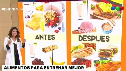 Qué alimentos comer para entrenar mejor