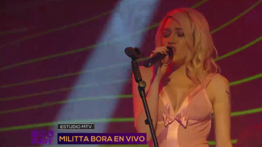 Militta Bora en vivo en el Estudio MTV