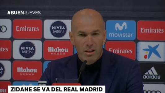 Zidane se va del Real Madrid