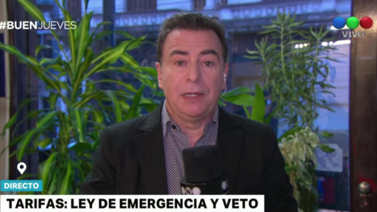 Tarifas: "Se aprobó una ley que no va a tener vigencia porque el Presidente la va a vetar en horas nomás"