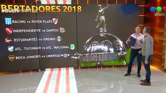 Sortearon los octavos de Libertadores