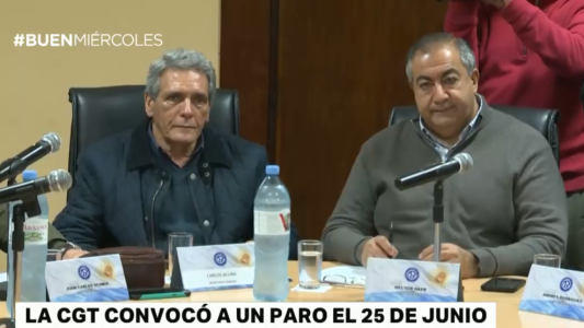 La CGT convocó a un paro nacional para el 25 de junio