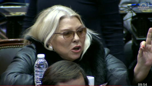 Elisa Carrió, furiosa tras la votación: "La próxima rompo"