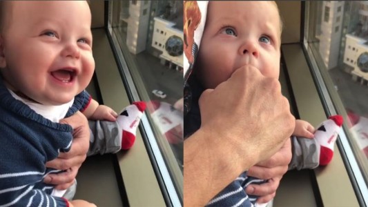 Mirko estrenó dientes a pura carcajada y Marley lo posteó en Instagram