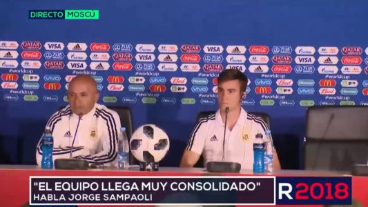 Con Agüero, Biglia y Salvio, Sampaoli confirmó el equipo para el debut