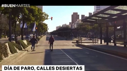 Una ciudad desierta por el paro