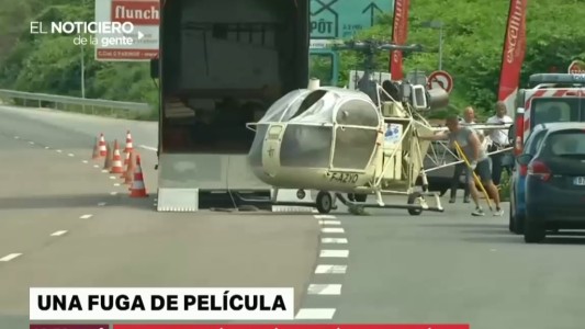 Peligroso preso se escapó de la cárcel en helicóptero