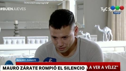 Habló Mauro Zárate, tras su escandaloso pase de Vélez a Boca