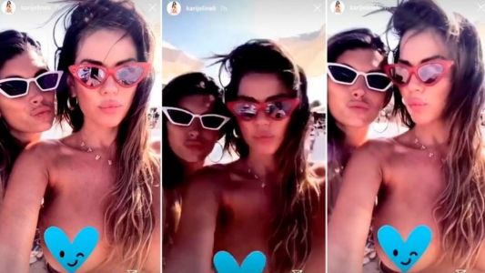 El descuido hot de Karina Jelinek durante sus vacaciones en Ibiza