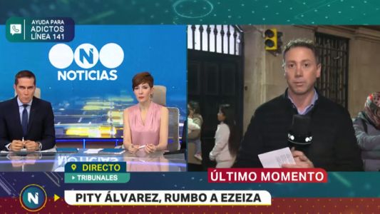 Pity Álvarez se negó a declarar y será trasladado a Ezeiza