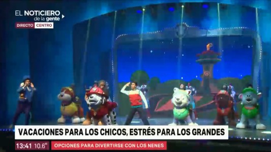 Al teatro con los chicos para ver el espectáculo de Paw Patrol