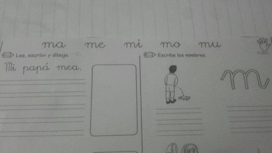 El ejercicio para que los chicos aprendan las consonantes que indignó a los padres y se volvió viral