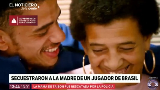 Video: así secuestraron a la madre de un jugador de Brasil
