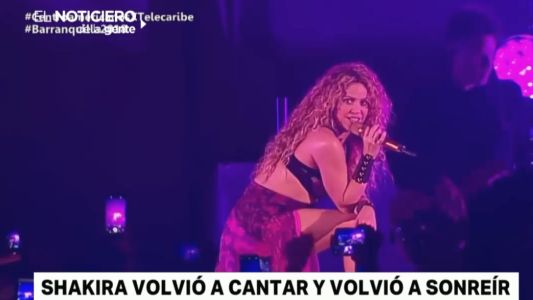 Shakira volvió a cantar y se confiesa: "Viví los meses más duros de mi vida"