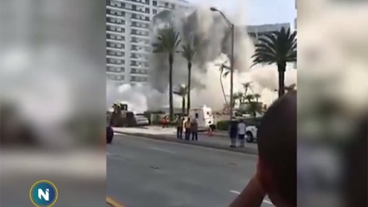 Así fue el impactante derrumbe de un edificio en Miami
