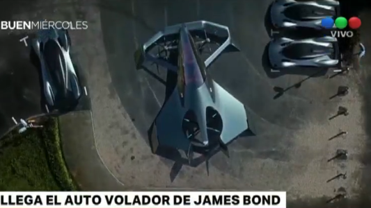 Llega el auto volador de James Bond