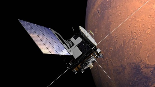 Descubren un lago subterráneo de agua líquida en Marte