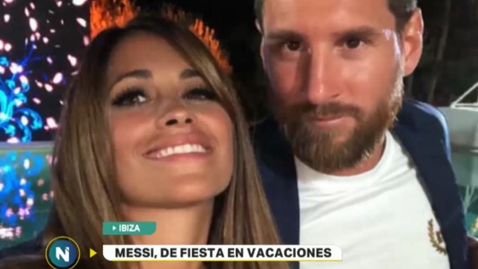 Lionel Messi y Antonela, de fiesta en un casamiento en Ibiza