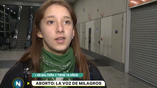 El encendido discurso de una adolescente de 16 años por el aborto