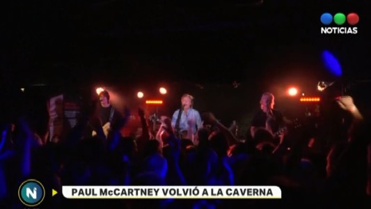 Paul McCartney volvió a sus raíces y tocó en The Cavern