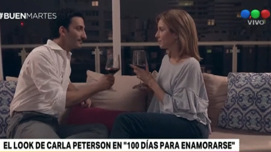 El look de Carla Peterson en "100 días para enamorarse"